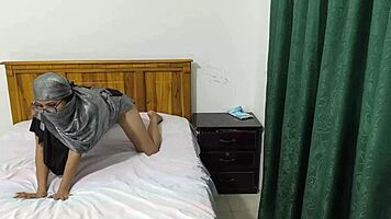 Hot video call with sexy latina flashing tits and moaning