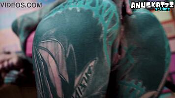 doggy ass teasing with my thick metal toy thrill