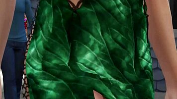 dancing teens with big tits head outside the nightclub