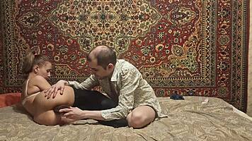 Huge Black Dildo Opens Girl's Anal Hole Wide!