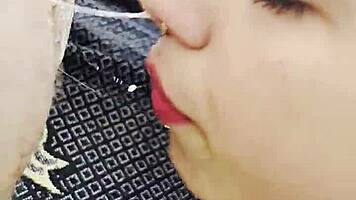 god, this messy blowjob with sloppy rimming and face fucking is wild