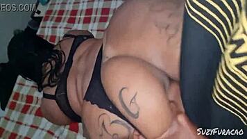 Skinny stud pounds huge bbw ass anal gaping cumshot bareback worship