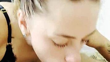 god, this messy blowjob with sloppy rimming and face fucking is wild