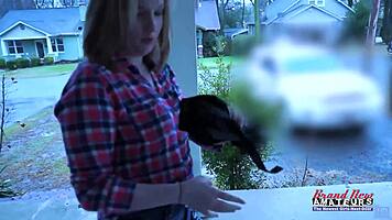 lot tie's sloppy deepthroat ends with greedy cum swallow