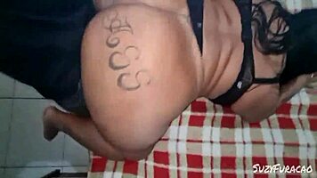 Skinny stud pounds huge bbw ass anal gaping cumshot bareback worship