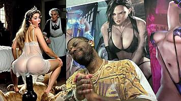 CLASSIC BLONDE SLUT RIDES BIG COCK IN HARDCORE DOGGY PUSSY POUND!