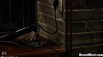 betrayed figure gets branded firmly then prepped for intense shipping ordeal