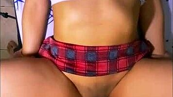 stepdaughter's shy pussy aches for deep penetration!