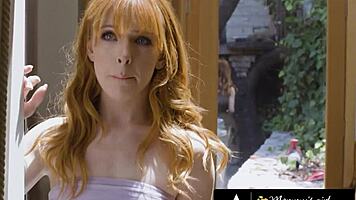 Madi Collins peeks then dives into intense strap-on session with Reagan Foxx and Dana Vespoli