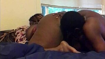 devouring her wet pussy from behind until explosive orgasm hits hard