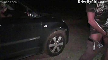 Krystal Swift Strips Big Boobs Car Public Dogging