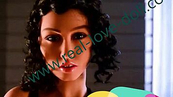 Silicone fuck doll tempts with perfect fake tits curves