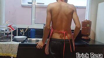 Caught Spying on Busty Blonde Stepmom's Lingerie She Punishes with Ass!