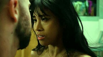 ember snow rewards her saviors with busty petite dp action