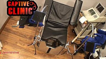 naked latina patient bloopers from gyno exam behind scenes