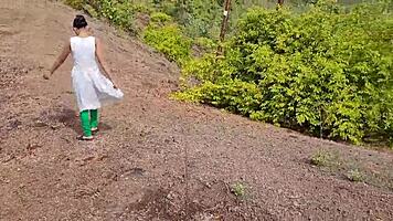 wild country romp tears into her deep in the woods