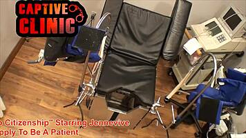 naked latina patient bloopers from gyno exam behind scenes