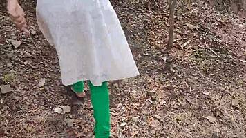 wild country romp tears into her deep in the woods