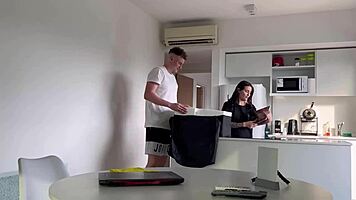 Girlfriend gifts sex doll then we both get fucked hard together