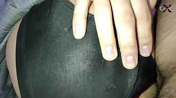 skinny latina anal creampie homemade thinks it's her man but i fill ass