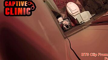 naked latina patient bloopers from gyno exam behind scenes