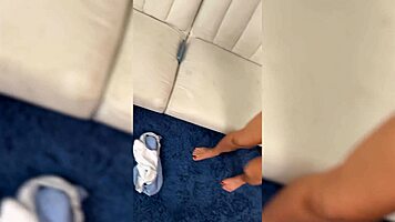 alexa chains fucks hard before basketball game chained tight pussy!