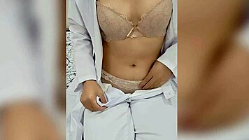 slutty viet nurse seduced ripped clothes doggystyle creampie by stranger 💦🍆