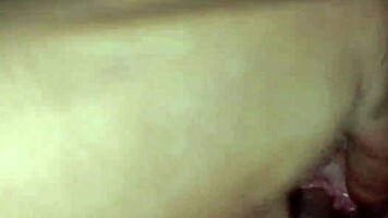 huge tits babe swallows massive cock in hot amateur action