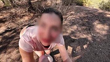 Strangers catch me in woods for hard anonymous fuck i end up loving