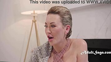 Curious blonde teen faces monster BBC test—is she straight or dyke with Adira Allure