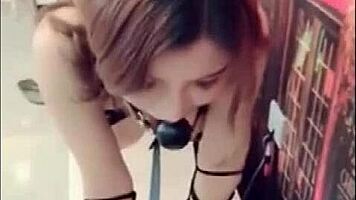 hey cute chinese girl, play sm rough with your boyfriend at home