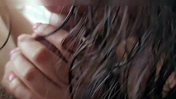 Curvy latina rides cock deep then swallows hot cum