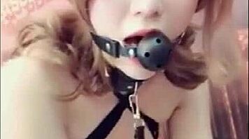 hey cute chinese girl, play sm rough with your boyfriend at home
