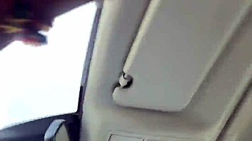 A STRANGER GETS MY SLoppy BLOWJOB PAYMENT IN THE CAR