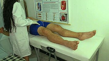 nurse gets so horny she bangs patient's huge cock hard