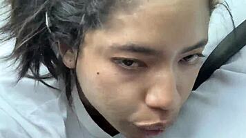 A STRANGER GETS MY SLoppy BLOWJOB PAYMENT IN THE CAR