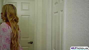 Hot Busty Blonde MILF Rides Stud In Wild POV Session