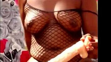 Fuck My Outdoor Pussy with That Huge Dildo Now!