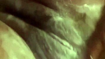 Curvy mature Latina MILF strips teases with vibrator in shaved pussy then showers sensually