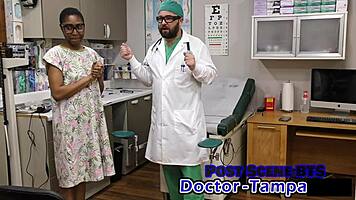 dr tampa gives daisy mynx a deep university entrance pussy exam with toys