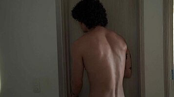 busty latina towel prank leaves her freezing naked shivering