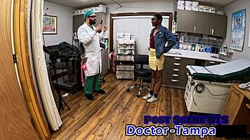 dr tampa gives daisy mynx a deep university entrance pussy exam with toys