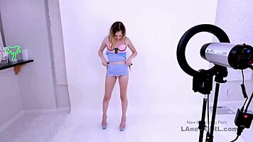 Classy Blonde Bombshell's Secret Audition Turns Into Wild Sofa Pounding And Cum Swallow