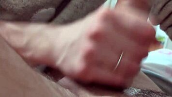 Young amateur babe deepthroats big cock homemade