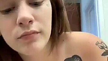 blonde teen with big tits goes topless on webcam teasing her perky nipples
