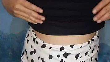 sexy village brunette strips lingerie sends nudes to boyfriend