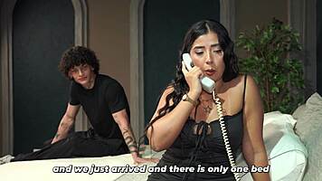 oh god why did they book us together now i'm shaking my latina ass for you in this hotel room