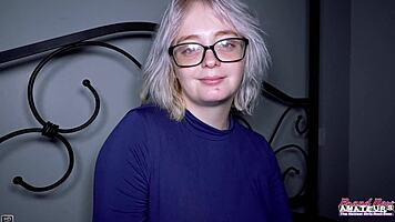 Busty Blonde Annie Archer Sloppy Deepthroat