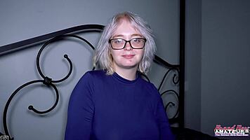 Busty Blonde Annie Archer Sloppy Deepthroat