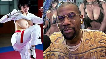 big titted japanese sluts strip sweaty milky tits during intense train workout